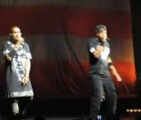 Kanye West et Jay-Z en concert pendant la tournée Watch the Throne