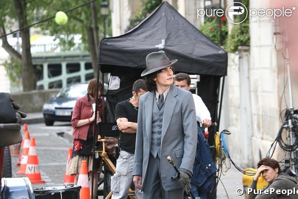 Sur le tournage de 'Chéri' de Stephen Frears...