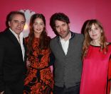 Marie-Ange Casta, Isabelle Carré, Jalil Lespert et Antoine Duléry à l\'avant-première <em>Des vents contraires</em> à Paris, le 12 décembre 2011.