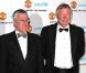 Sir Alex Ferguson et Albert Morgan lors du gala "United for Unicef" le 12 décembre 2011 à Old Trafford à Manchester