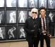 Karl Lagerfeld et Baptiste Giabiconi à Paris en septembre 2010 