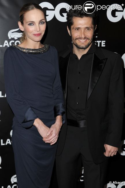 Claire Keim et Bixente Lizarazu en janvier 2011 à Paris