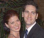 Debra Messing et Daniel Zelman à Los Angeles, le 8 novembre 2001.<br />
