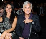 Jean-Paul Belmondo et Barbara Gandolfi à Milan en Septembre 2011 