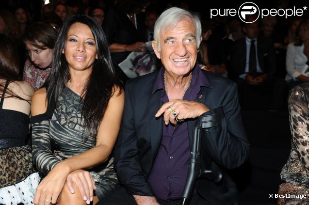 Jean-Paul Belmondo et Barbara Gandolfi à Milan en Septembre 2011 