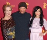 Meryl Streep, Woody Harrelson et Lindsay Lohan pour la présentation de The Last Show au festival de Berlin en 2006<br />