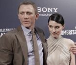 Daniel Craig et Rooney Mara présentent Millénium : Les hommes qui n\'aimaient pas les femmes, à Madrid le 4 janvier 2012.