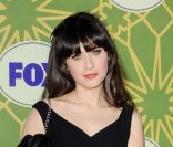 Zooey Deschanel à la soirée All-Star d'hiver de la Fox, à Pasadena, le 8 janvier 2012.