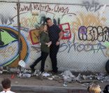 Christina Applegate et Will Arnett en plein tournage à Los Angeles. Le 9 janvier 2012