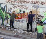 Christina Applegate et Will Arnett en plein tournage à Los Angeles. Le 9 janvier 2012