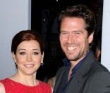 Alyson Hanningan et Alexis Denisof aux People\'s Choice Awards à Los Angeles, le 11 janvier 2012.