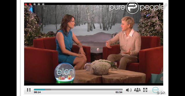 Ellen DeGeneres reçoit l'héroïne de The Artist, Bérénice Bejo