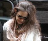 Katie Holmes à New York le 12 janvier 2012