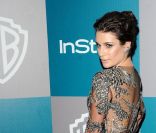 Lea Michele lors de la soirée WB InStyle magazine à Los Angeles. Le 15 janvier 2012