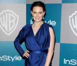 Emily Deschanel lors de la soirée WB InStyle magazine à Los Angeles. Le 15 janvier 2012