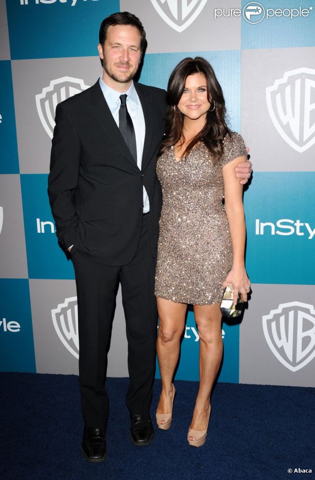 Tiffani Thiessen et son époux lors de la soirée WB InStyle magazine à Los Angeles. Le 15 janvier 2012