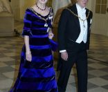  La princesse Benedikte et le prince Richard à Amalienborg pour le dîner de gala du 15 janvier 2012. 
 La reine Margrethe II de Danemark était honorée dimanche 15 janvier 2012 par un dîner au palais Frederik VIII à Amalienborg, en point d'orgue des célébrations de son jubilé de rubis, marquant 40 ans de règne. 