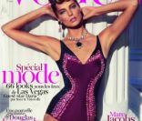 Daria Werbowy en couverture de Vogue France. Février 2012