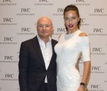 Adriana Lima et Georges Kern le 17 janvier à Genève pour le Top Gun Gala Event