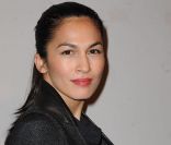 Elodie Yung au cocktail L'Uomo Vogue à Paris le 19 janvier 2012