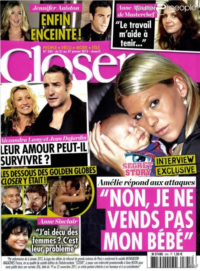 Closer en kiosques le 21 janvier 2012