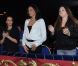 Pauline Ducruet, la princesse Stéphanie de Monaco et Camille Gottlieb lors du 36e Festival International du cirque de Monte-Carlo à Monaco le 21 janvier 2012