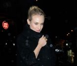 Diane Kruger à la soirée Prada qui s'est déroulée le 24 janvier 2012