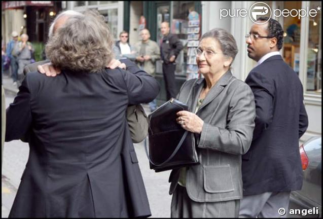 Simone Veil à l'hommage à Jean-Claude Brialy