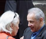Francis Perrin et Bernadette Laffont à l'hommage à Jean-Claude Brialy