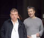 Dominique Besnehard et Gabriel Aghion à l'hommage à Jean-Claude Brialy