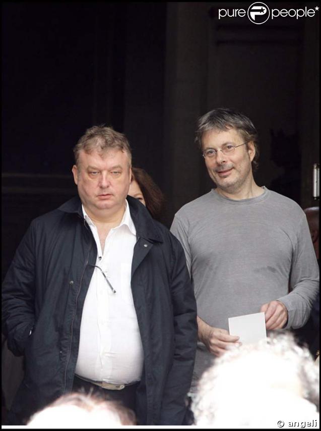 Dominique Besnehard et Gabriel Aghion à l'hommage à Jean-Claude Brialy