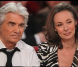 Daniel et Christine Guichard lors de l'enregistrement de l'émission Vivement Dimanche, diffusée dimanche 29 janvier 2012 sur France 2