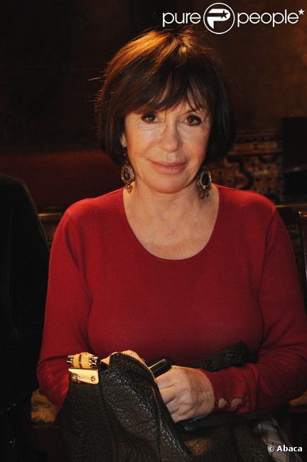 Danièle Evenou lors du défilé printemps-été Jean Doucet à Paris, le 26 janvier 2012