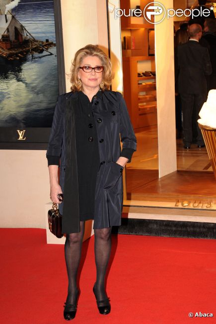 Catherine Deneuve lors de l'inauguration de la  