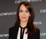 Dolores Chaplin lors de l'ouverture de la boutique Emporio Armani à Paris, le 2 février 2012.