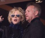 Meg Ryan et John Mellencamp lors du Super Bowl disputé à Indianapolis le dimanche 5 février 2012
