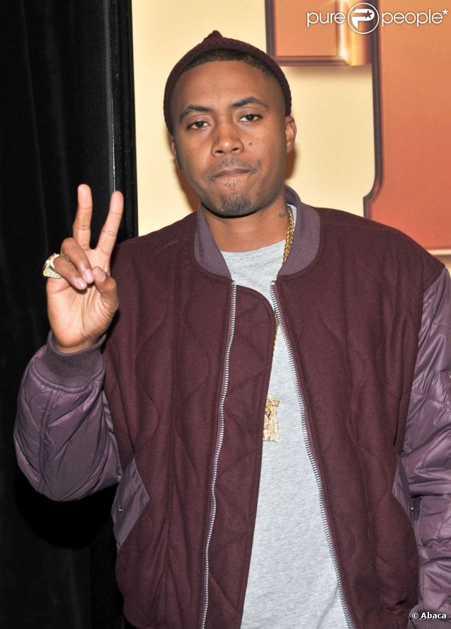 La légende vivante du rap, Nas, à New York le 24 octobre 2011. 