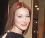 Yves Saint Laurent et Carla Bruni