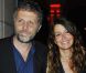 Stéphane Guillon et son épouse Muriel Cousin, à Paris, le 29 août 2011. 