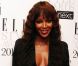 La Panthère Naomi Campbell, toujours très sexy dans un total look noir, assistait aux Elle Style Awards à Londres, le 13 février 2012. 