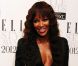 La Panthère Naomi Campbell, toujours très sexy dans un total look noir, assistait aux Elle Style Awards à Londres, le 13 février 2012. 