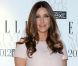 Lisa Snowdon, sexy dans une robe rose pâle sur le tapis rouge des Elle Style Awards 2012. Londres, le 13 février 2012. 