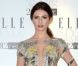 Tali Lennox effectue des premiers pas réussis sur le tapis rouge des Elle Style Awards 2012 avec cette création Julia Macdonald. Londres, le 13 février 2012.