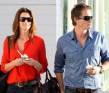 Cindy Crawford et son mari Rande Geber à Malibu pour la Saint-Valentin. Le 14 février 2012.