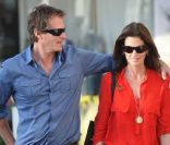 Cindy Crawford et son mari Rande Geber se la coulent douce à Malibu pour la Saint-Valentin. Le 14 février 2012.