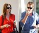 Cindy Crawford et Rande Geber dégustent une glace sous le soleil de Malibu. Le 14 février 2012.