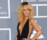 Rihanna aux Grammy Awards, à Los Angeles, le 12 février 2012.