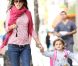 Photos exclusives : Alessandra Ambrosio va chercher sa fillette Anja à l'école de 14 février 2012