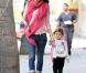 Photos exclusives : Alessandra Ambrosio va chercher sa fillette Anja à l'école de 14 février 2012