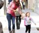 Photos exclusives : Alessandra Ambrosio va chercher sa fillette Anja à l'école de 14 février 2012